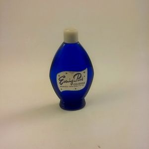 Evening in Paris Cobalt Blue Vintage  Perfume Bottle Glass